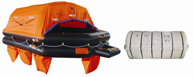 THROW-OVER INFLATABLE LIFERAFT (SOLAS)