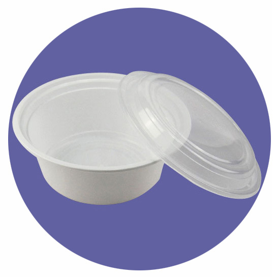 PLASTIC ROUND BOX