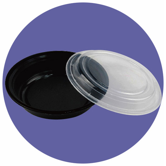 PLASTIC ROUND BOX