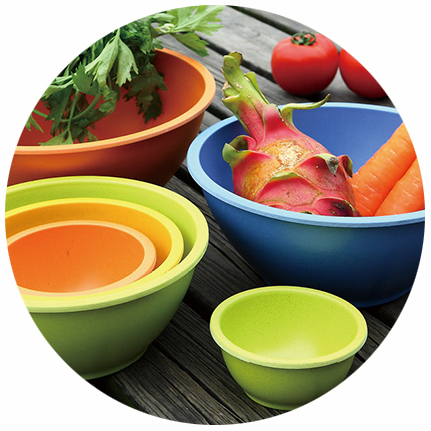 BIO-DEGRADABLE BAMBOO FIBER BOWL