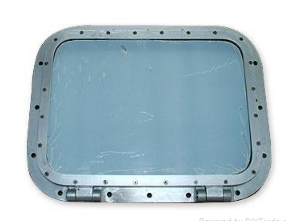 MARINE ALUMINUM FIXED RECTANGULAR WINDOW FOR WHEELHOUSE