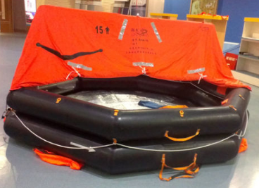 THROW-OVER INFLATABLE LIFE RAFT (SOLAS)