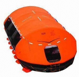 THROW-OVER SELF-RIGHTING INFLATABLE LIFE RAFT (SOLAS)