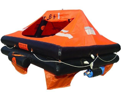 THROW-OVER SELF-RIGHTING INFLATABLE LIFE RAFT (SOLAS)