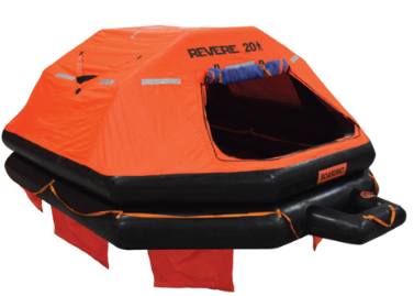 THROW-OVER SELF-RIGHTING INFLATABLE LIFE RAFT (SOLAS)