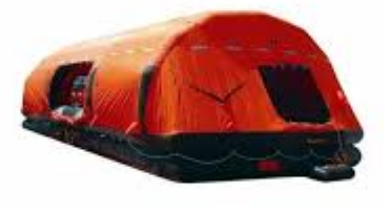 (LARGE) THROW-OVER SELF-RIGHTING INFLATABLE LIFE RAFT (SOLAS)
