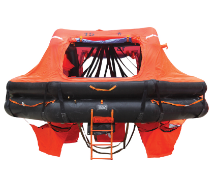 DAVIT-LAUNCHING INFLATABLE LIFE RAFT (SOLAS)