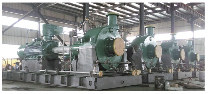 Circulating slurry pump